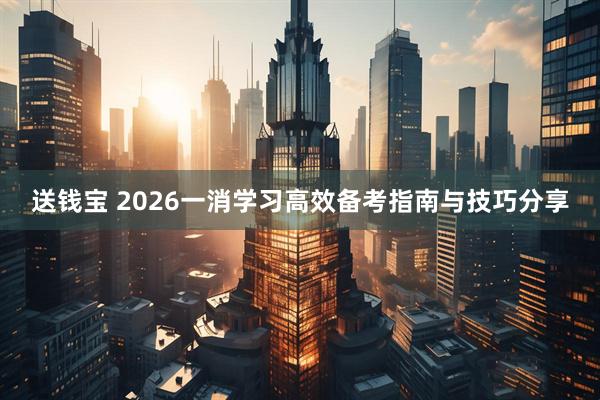 送钱宝 2026一消学习高效备考指南与技巧分享